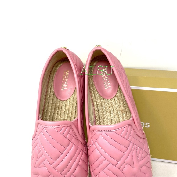 Michael Kors Hastings Espadrille Slip On Napa Pink - Picture 6 of 11